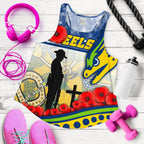 Eels Rugby Women's Racerback Tank Indigenous Anzac Day - Vibe Hoodie