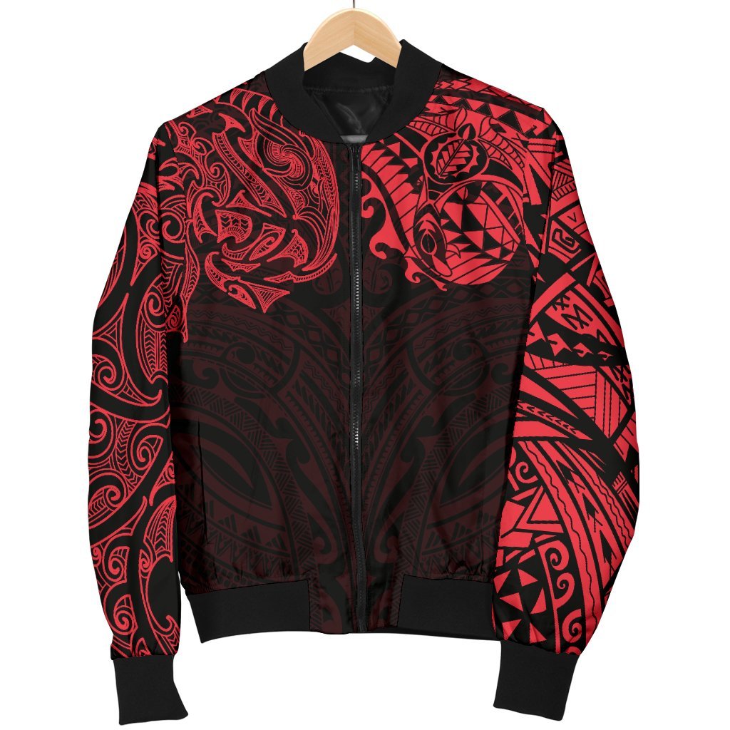 new-zealand-mens-bomber-jacket-maori-polynesian-tattoo-red