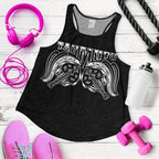 New Zealand Women'S Racerback Tank, Maori Taumutu Tattoo - Vibe Hoodie