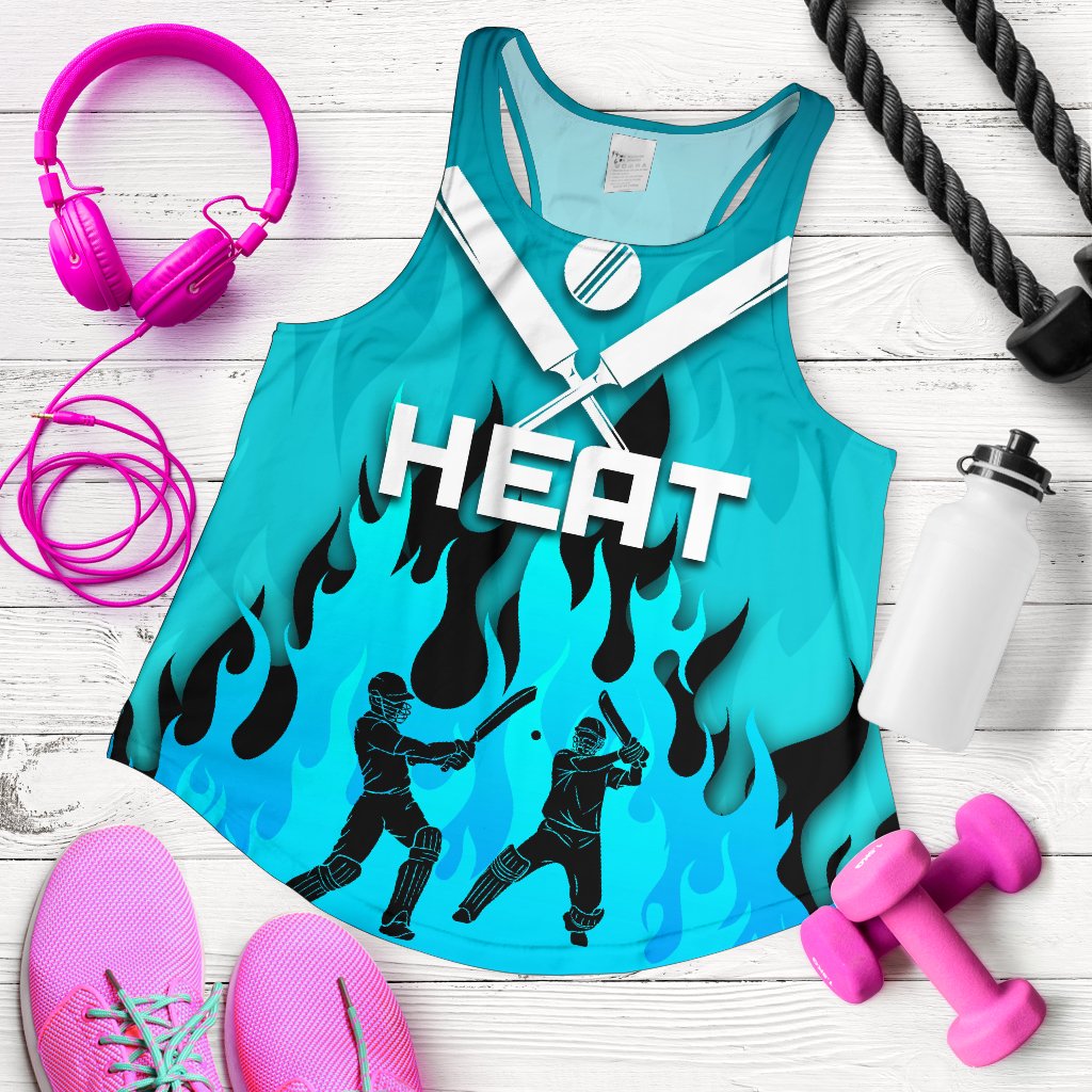 Heat Women Racerback Tank Fire Style - Vibe Hoodie