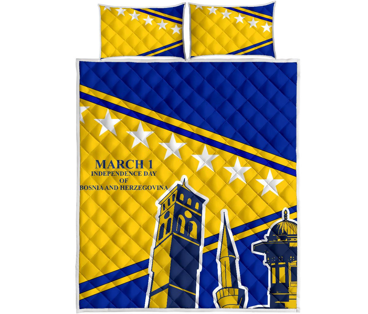 1sttheworld-quilt-bed-set-bosnia-and-herzegovina