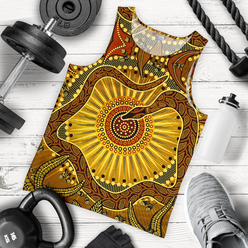 mens-tank-top-australian-aboriginal-snake-rainbow-serpent