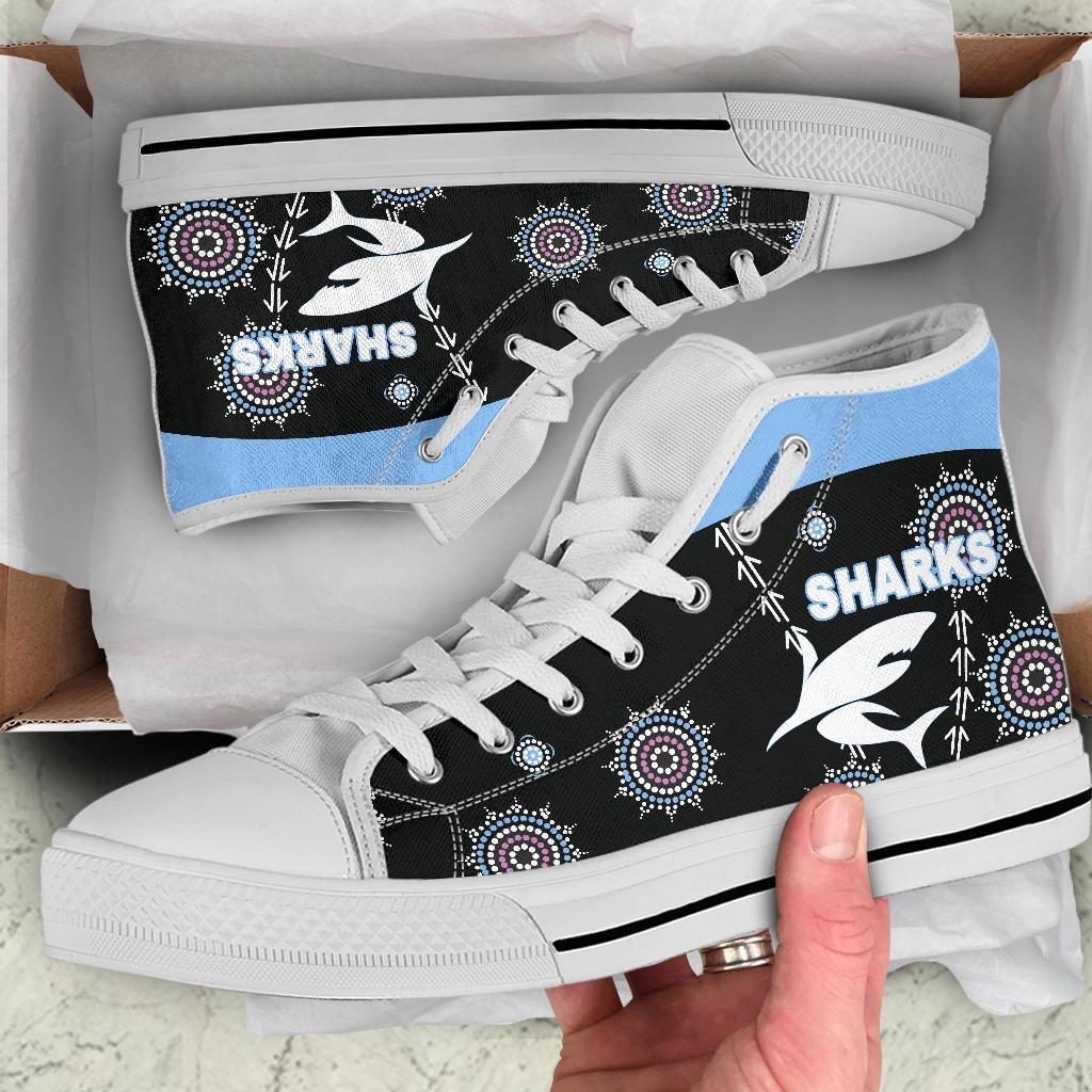 cronulla-high-top-shoe-sharks-simple-indigenous-black