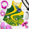 Racerback Tank - Australia National Color Tank Top - Women - Vibe Hoodie