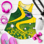 Racerback Tank - Australia National Color Tank Top - Women - Vibe Hoodie