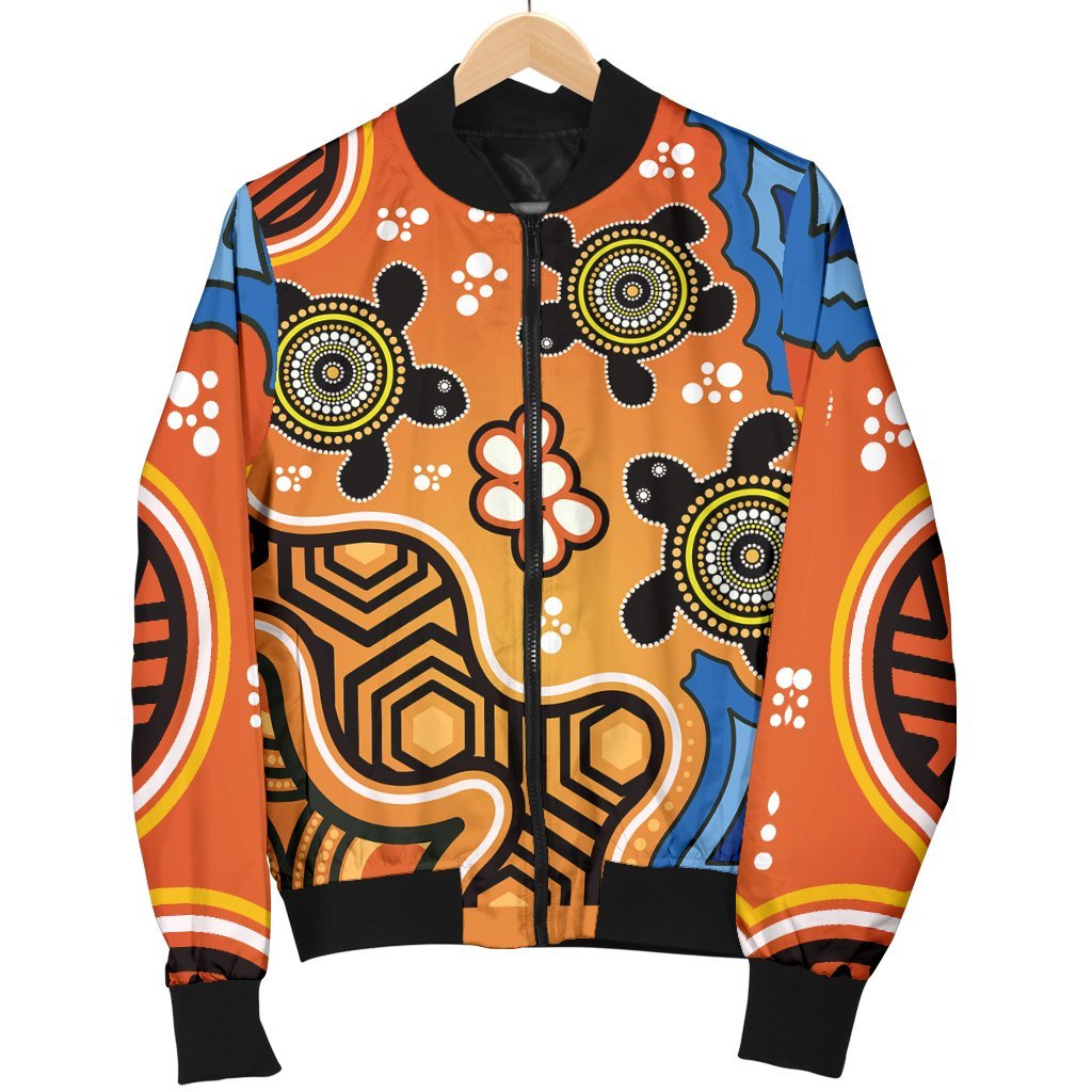 aboriginal-womens-bomber-jacket-indigenous-art-patterns-ver04