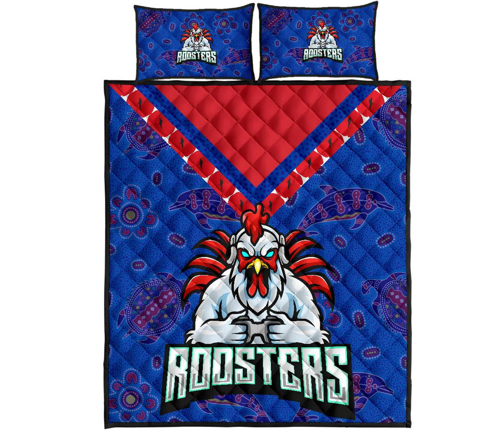 sydney-roosters-indigenous-anzac-quilt-bed-set-prairie-style