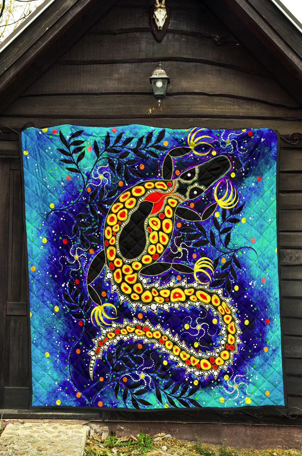 aboriginal-premium-quilt-indigenous-crocodile