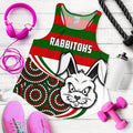Rabbitohs Indigenous Rugby Women's Racerback Tank - Vibe Hoodie