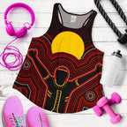 Aboriginal Women's Racerback Tank - The Sun Always Shines - Vibe Hoodie