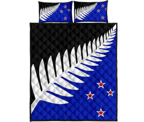 new-zealand-flag-silver-fern-black-white-blue-quilt-bedding-sets