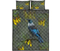 tui-bird-new-zealand-kowhai-tree-quilt-bed-set