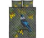 tui-bird-new-zealand-kowhai-tree-quilt-bed-set