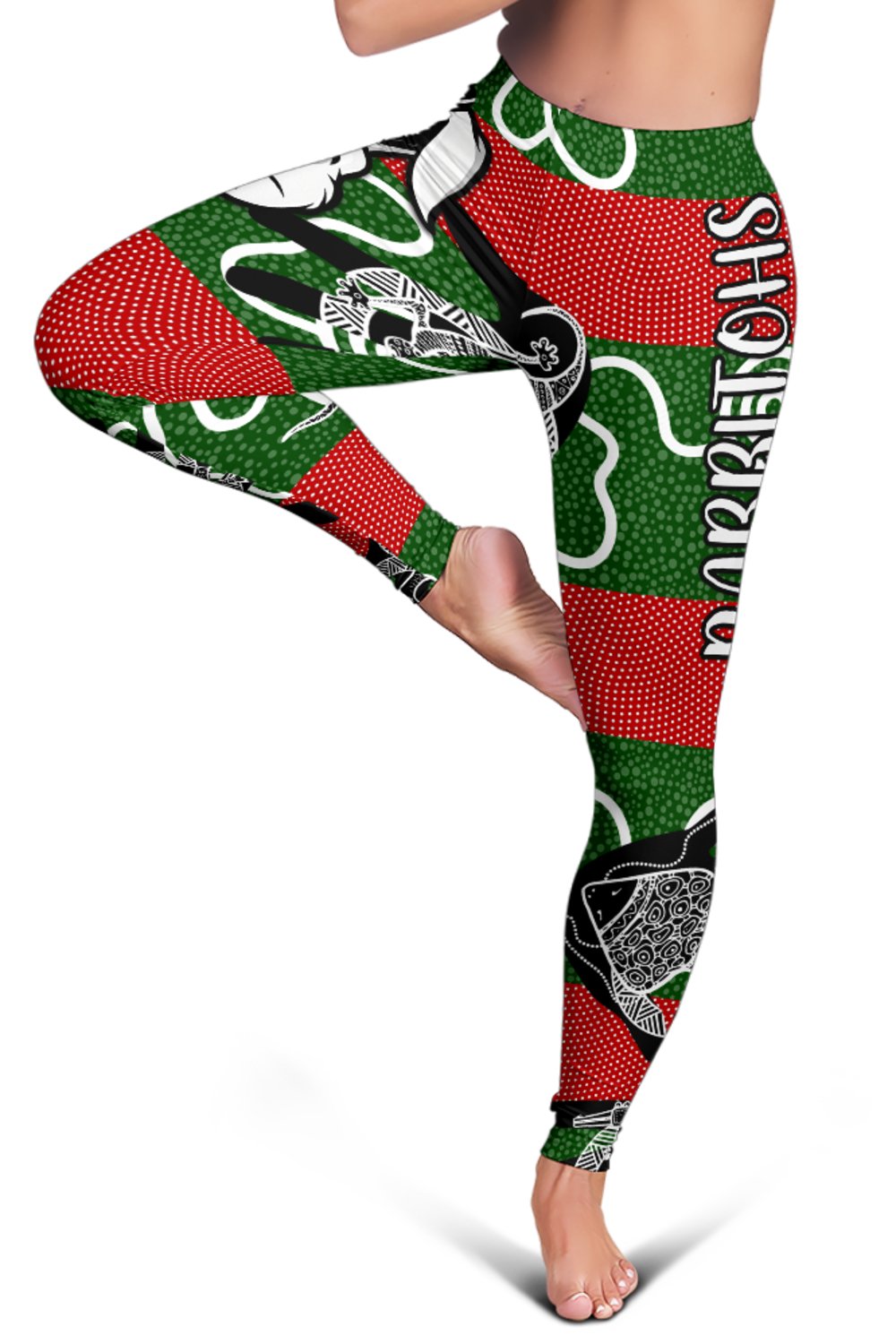 rabbitohs-indigenous-womens-leggings-rabbit-head