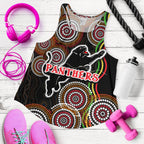 Panthers Black Women Racerback Tank Indigenous Penrith Version - Vibe Hoodie