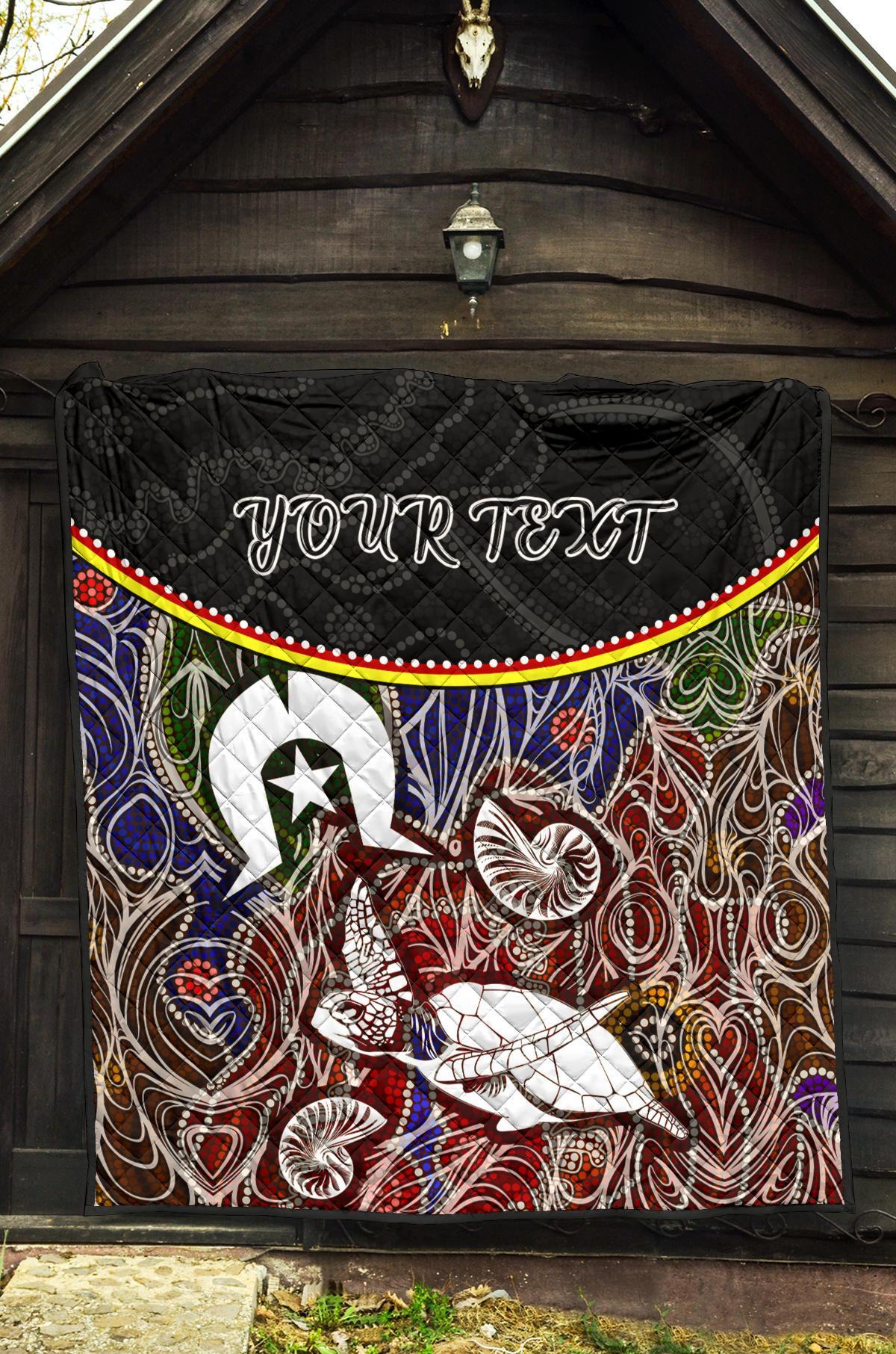 personalised-premium-quilt-aboriginal-dot-in-naidoc-week-style