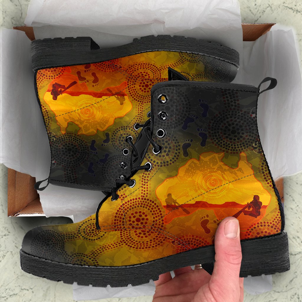 aboriginal-leather-boots-australian-map-with-indigenous-color