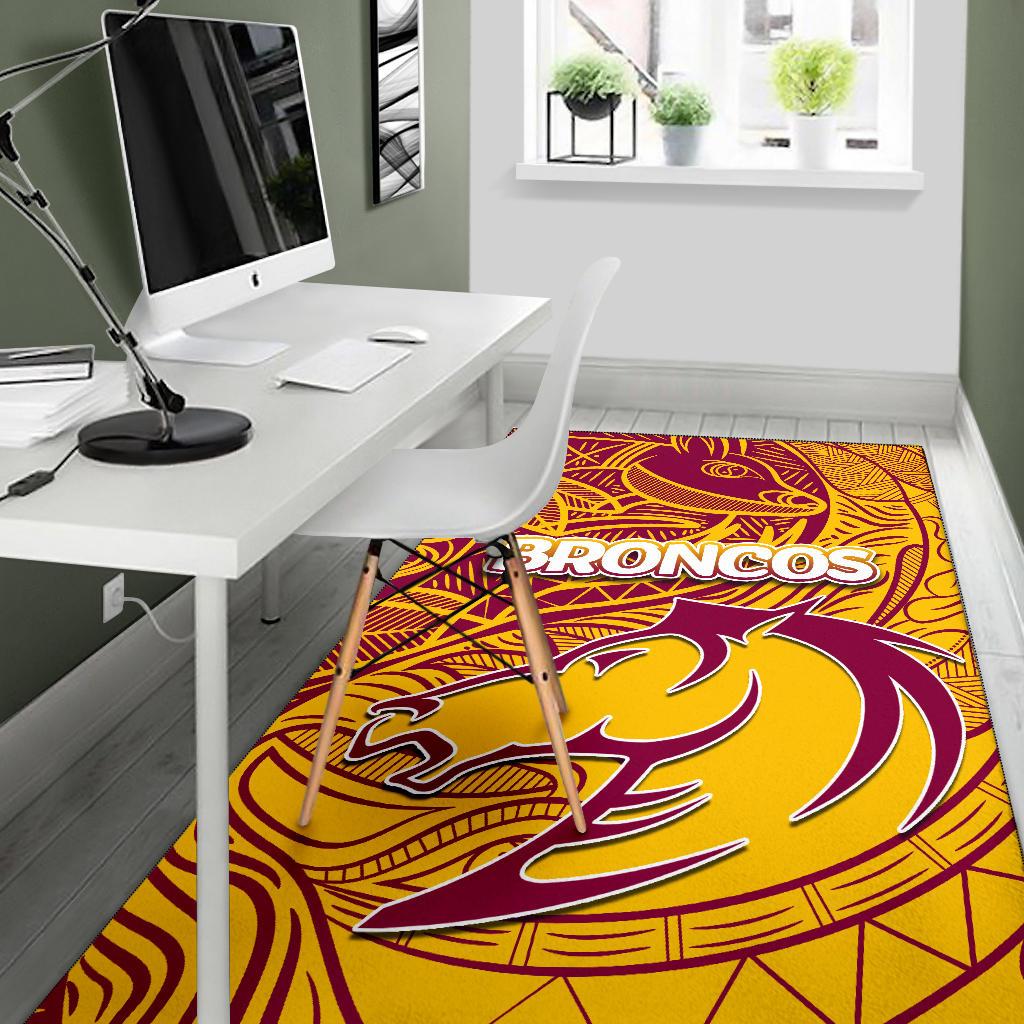 brisbane-broncos-area-rug-tribal-style