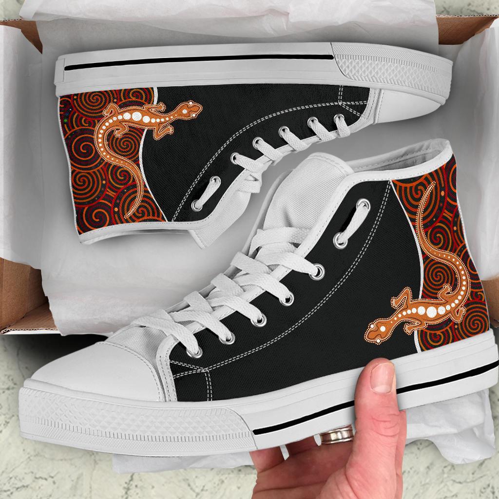 aboriginal-high-top-shoe-indigenous-lizard-dreaming