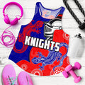 Newcastle Knights Women's Racerback Tank Aboriginal - Vibe Hoodie