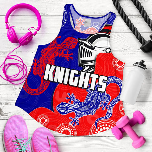 Newcastle Knights Women's Racerback Tank Aboriginal - Vibe Hoodie