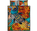 aboriginal-quilt-bed-set-turtle-indigenous-art