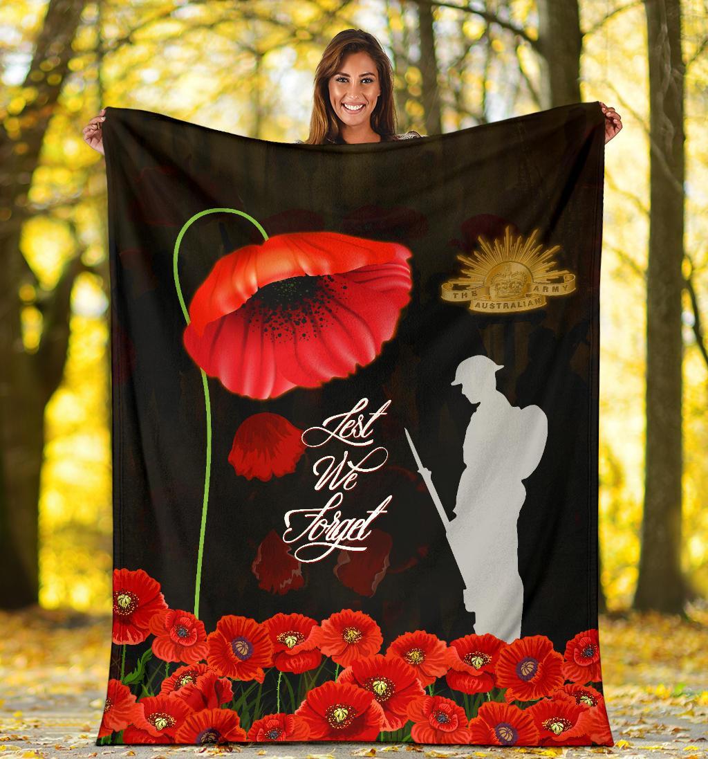 anzac-premium-blanket-remembrance-poppy-flowers