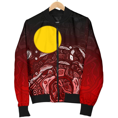 aboriginal-mens-bomber-jacket-red-landscape