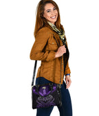 Maori Manaia New Zealand Shoulder Handbag Purple - Vibe Hoodie