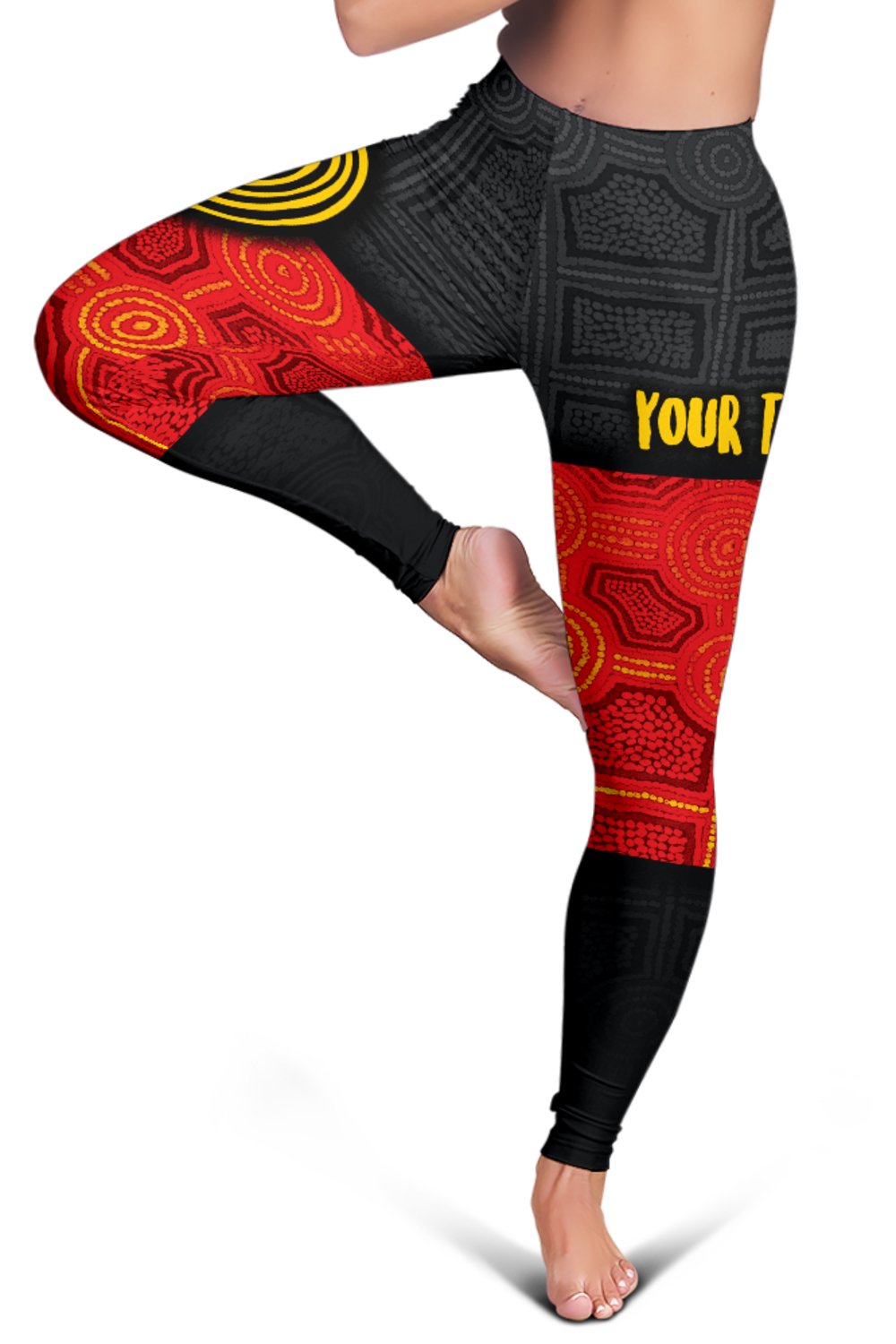 personalised-aboriginal-womens-leggings-aussie-indigenous-flag
