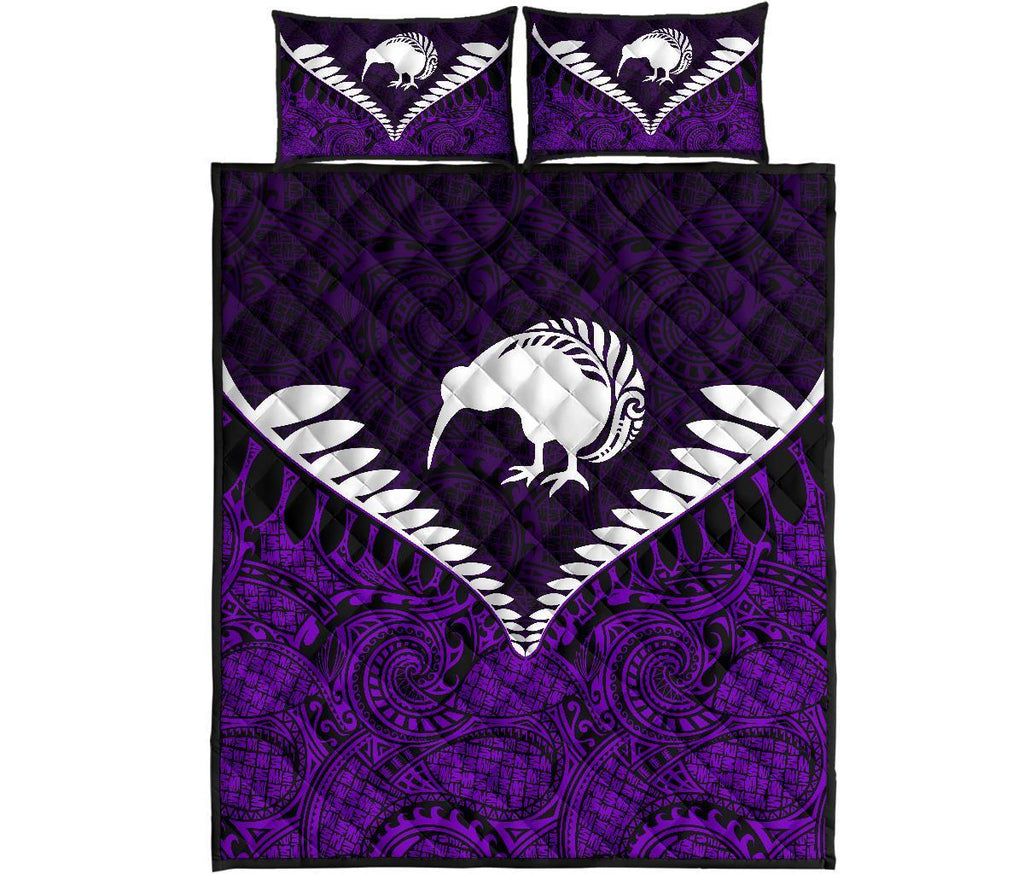 kiwi-silver-fern-classic-quilt-bed-set-purple