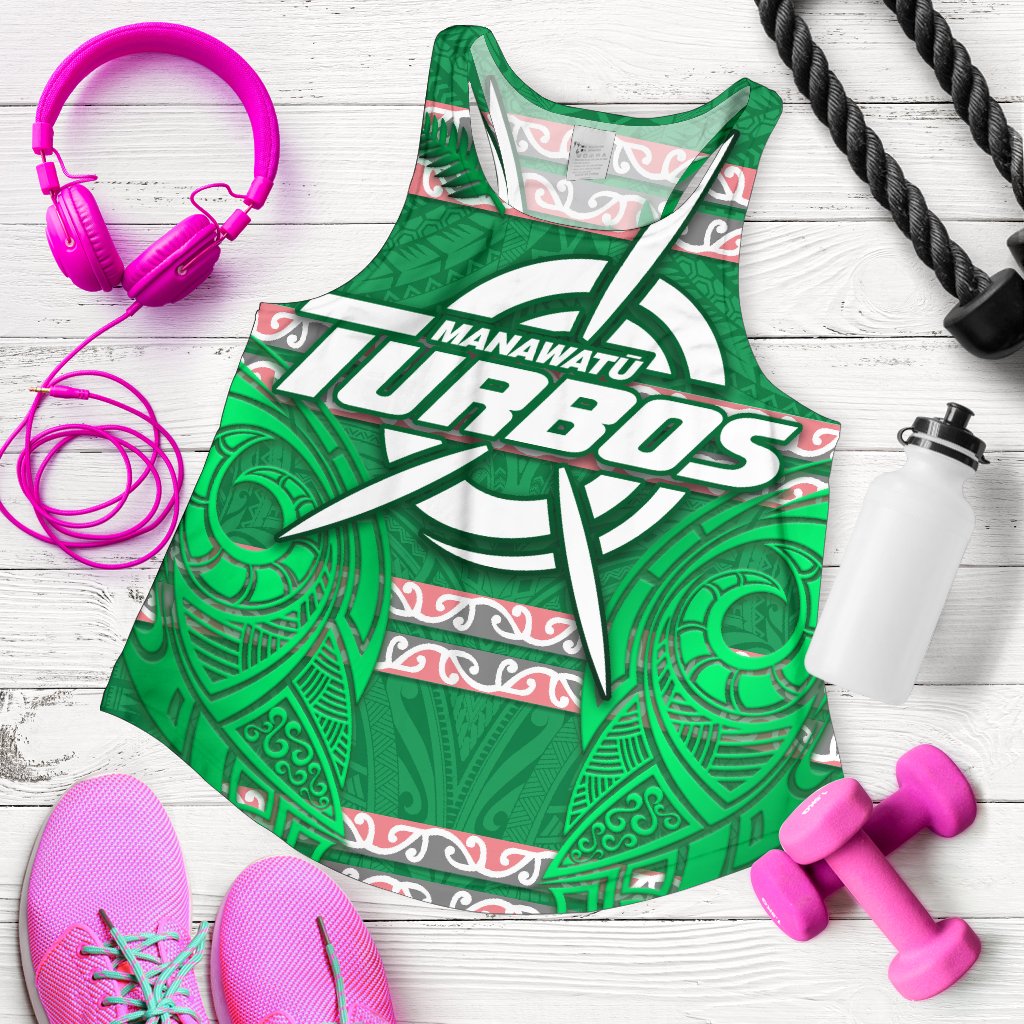 Manawatu Turbos Women Racerback Tank Maori Vibes - Vibe Hoodie