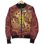custom-aboriginal-womens-bomber-jacket-indigenous-lizard-dot-painting-art