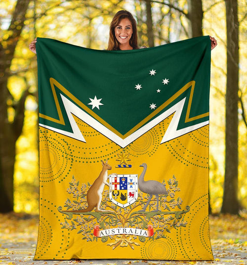 premium-blanket-australian-coat-of-arms-national-color