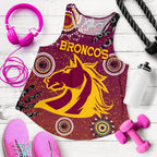 Brisbane Broncos Women Racerback Tank Indigenous Country Style - Vibe Hoodie