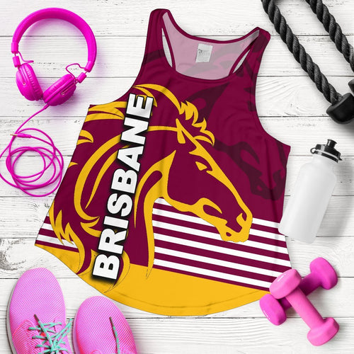 Brisbane Broncos Women's Racerback Tank - Vibe Hoodie