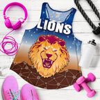 Brisbane Lions Women Racerback Tank Simple Indigenous - Vibe Hoodie