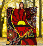 premium-blanket-australia-aboriginal-dots-with-didgeridoo
