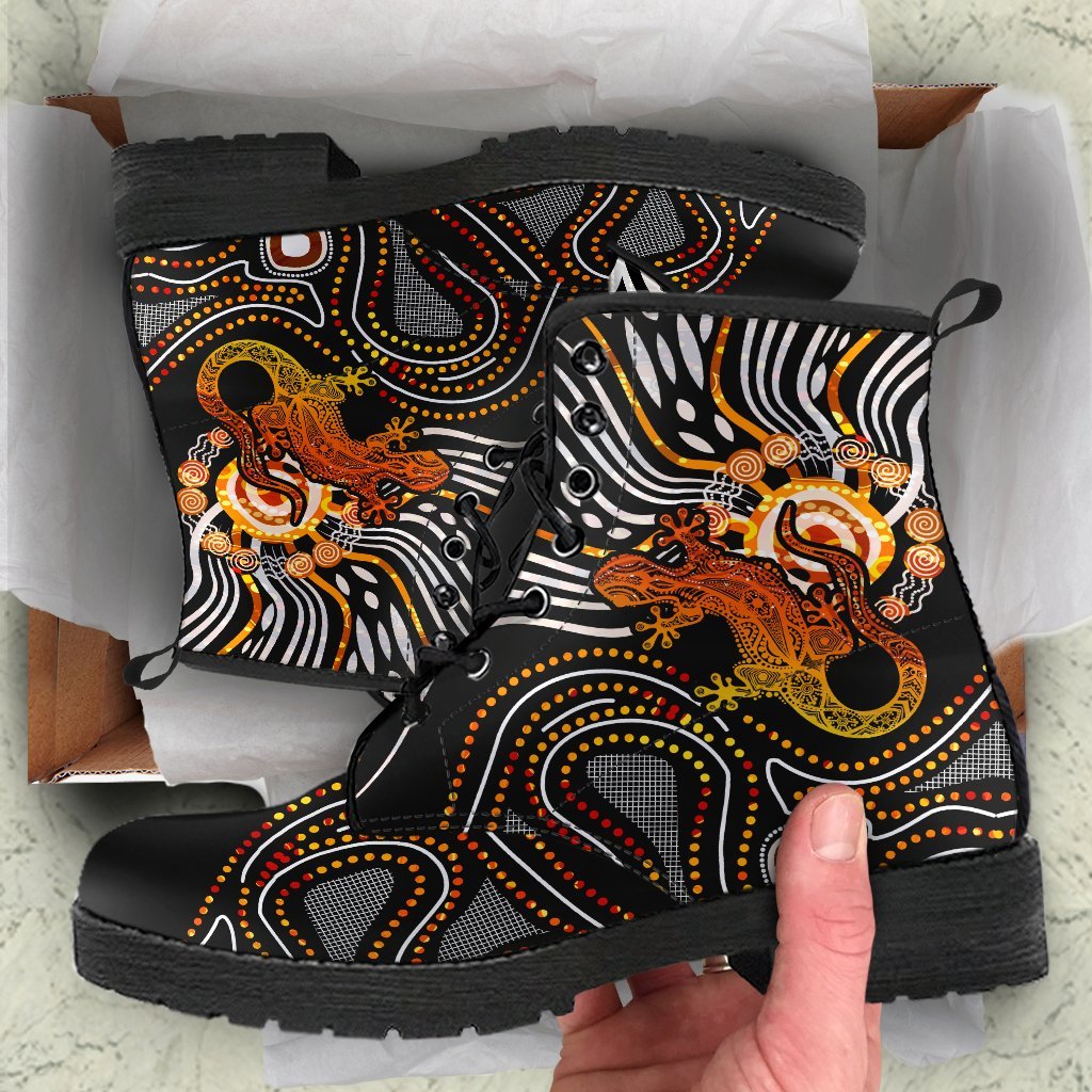 aboriginal-leather-boots-lizard-sunshine