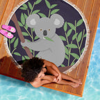 beach-blanket-koala-blanket-climbing-tree-painting-59-x-59-inches