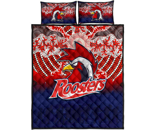 roosters-quilt-bed-set-anzac-day-aboriginal