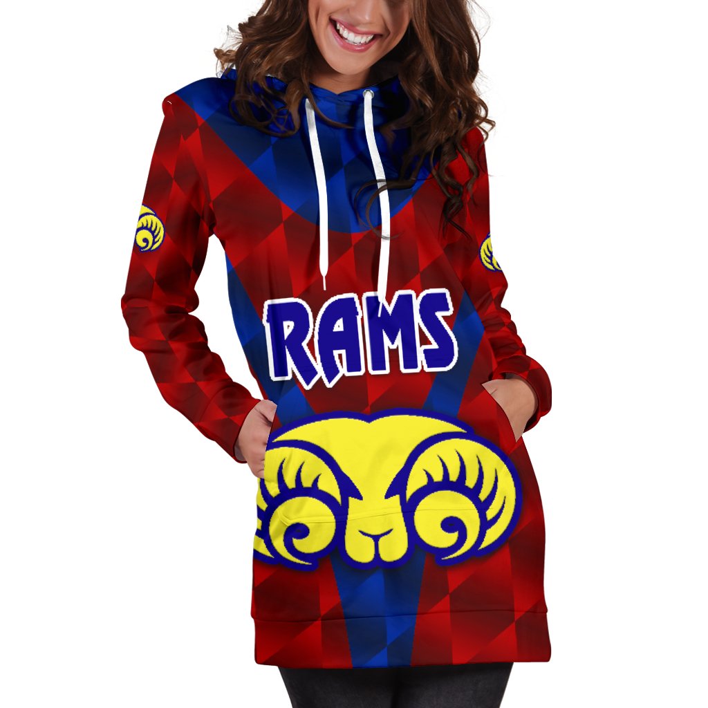 adelaide-womens-hoodie-dress-rams-merino-original-red