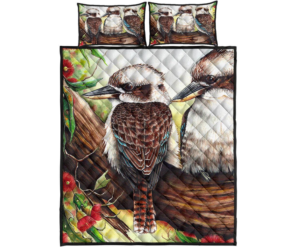 quilt-bed-set-kookaburra-with-waratah