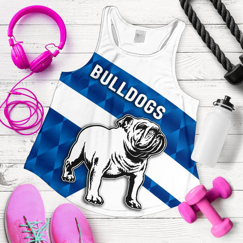 Bulldogs Women Racerback Tank Sporty Style - Vibe Hoodie
