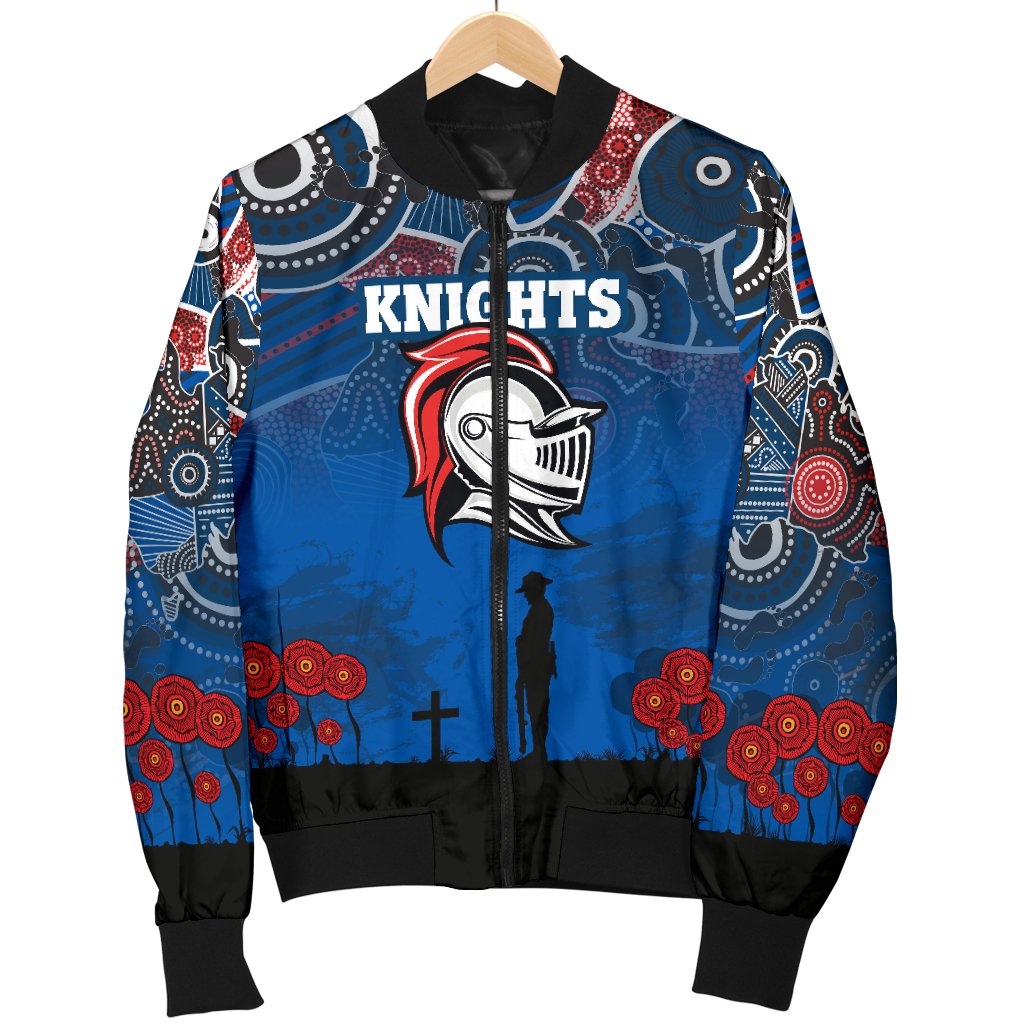 custom-personalised-knights-mens-bomber-jacket-newcastle-anzac-day-aboriginal