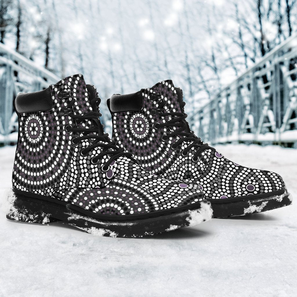 aboriginal-boots-circle-dot-painting-all-season-ver04