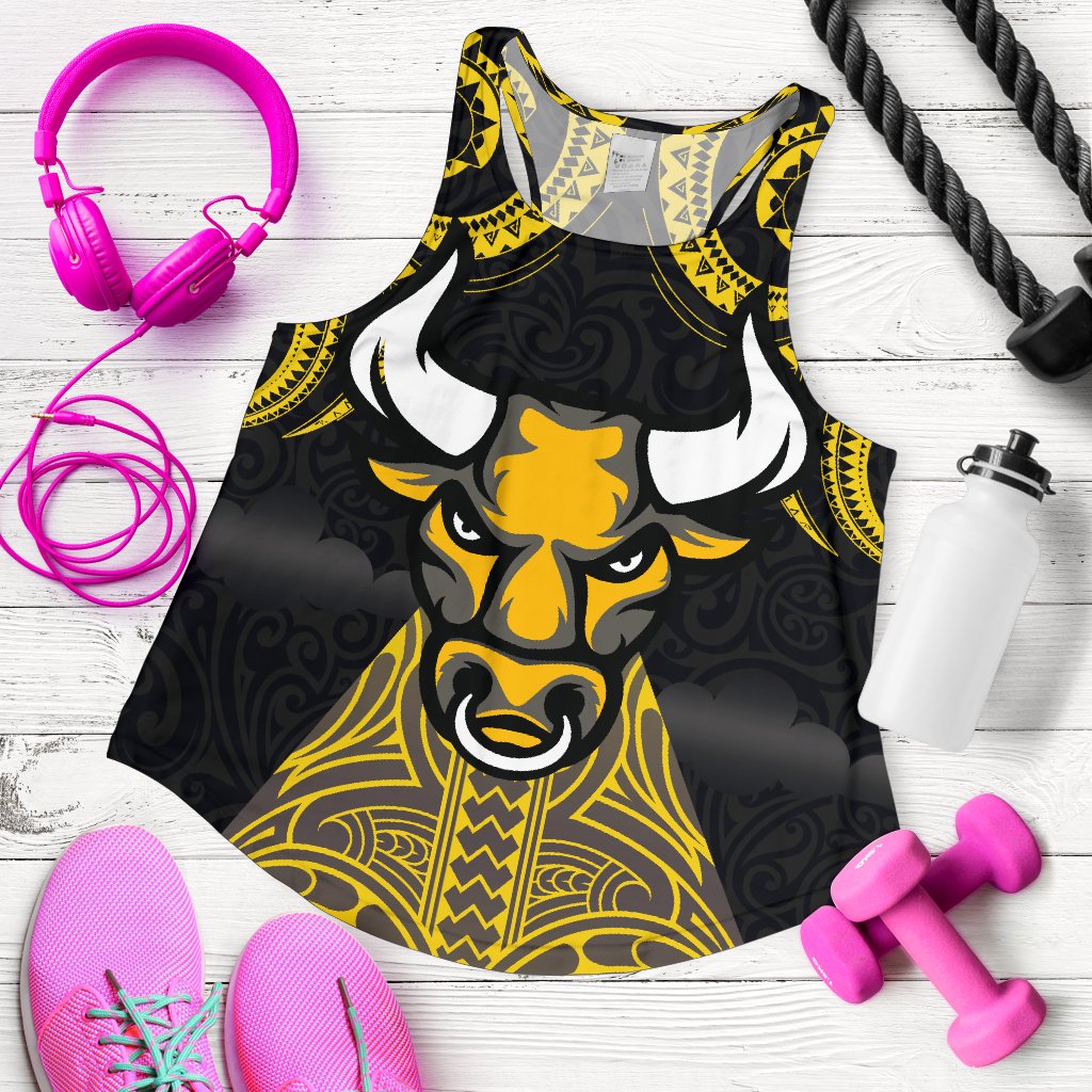 Aotearoa Maori Women Racerback Tank Taranaki Bulls - Vibe Hoodie