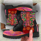 aboriginal-leather-boots-aussie-indigenous-patterns-orange
