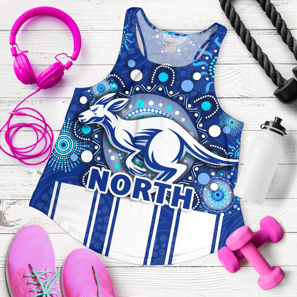Melbourne Women Racerback Tank Indigenous North Kangaroos - Vibe Hoodie