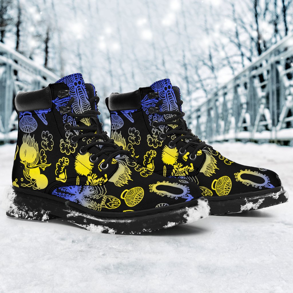 aboriginal-leather-boots-australian-golden-wattle-all-season